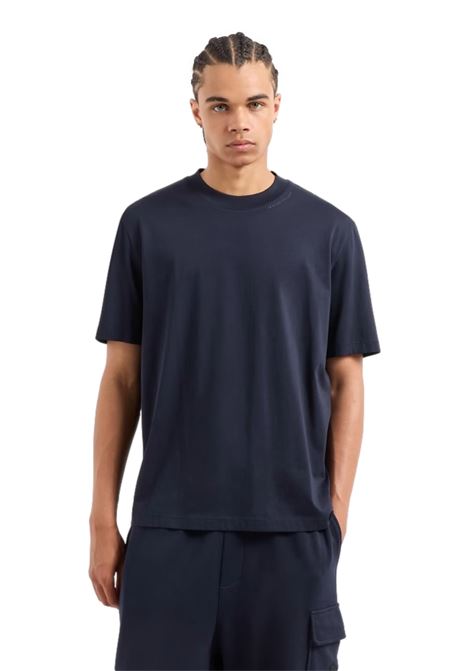 T-SHIRT SLIM FIT CON MONOGRAMMA IN COTONE BIOLOGICO ASV ARMANI EXCHANGE | T-shirt | 6DZTJR ZJ9AZ1510